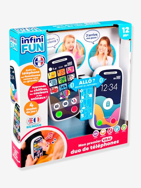 Mon premier vrai duo de téléphones multicolore 1 - vertbaudet enfant 