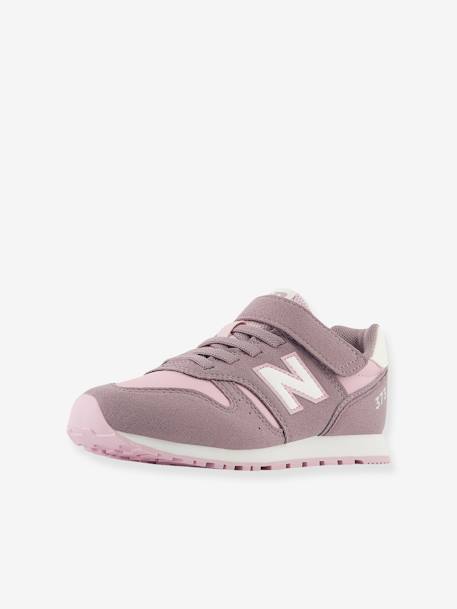 Baskets à lacets enfant YV373VQ2 ROSE CLAIR UNI AVEC DECOR 2 - vertbaudet enfant 