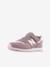 Baskets à lacets enfant YV373VQ2 ROSE CLAIR UNI AVEC DECOR 2 - vertbaudet enfant 