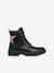 Boots à lacets enfant J Casey Fille noir 4 - vertbaudet enfant 
