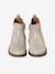 Boots enfant fille cuir élastiquées et zippées bordeaux+camel+marine+or+vert 19 - vertbaudet enfant 