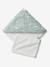 Cape de bain gaze de coton personnalisable + gant de toilette DANS LES BOIS vert sauge 9 - vertbaudet enfant 