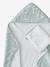 Cape de bain gaze de coton personnalisable + gant de toilette DANS LES BOIS vert sauge 5 - vertbaudet enfant 