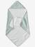 Cape de bain gaze de coton personnalisable + gant de toilette DANS LES BOIS vert sauge 7 - vertbaudet enfant 