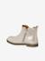 Boots enfant fille cuir élastiquées et zippées bordeaux+camel+marine+or+vert 18 - vertbaudet enfant 
