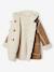 Manteau fille à capuche peau lainée réversible marron 6 - vertbaudet enfant 