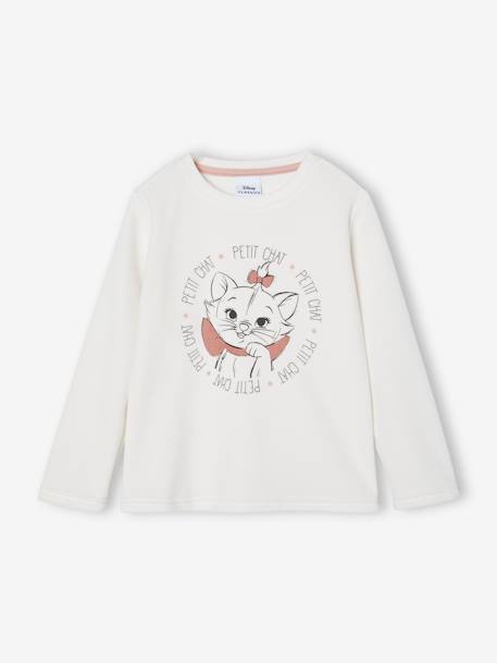Pyjama fille velours Disney Marie Les Aristochats rose pâle 4 - vertbaudet enfant 