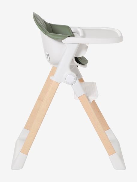 Chaise haute évolutive pliable CHILLSEAT vert sauge 4 - vertbaudet enfant 