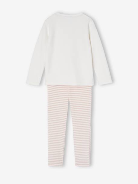 Pyjama fille velours Disney Marie Les Aristochats rose pâle 6 - vertbaudet enfant 