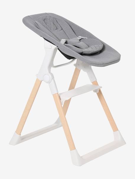 Chaise haute évolutive pliable CHILLSEAT vert sauge 2 - vertbaudet enfant 