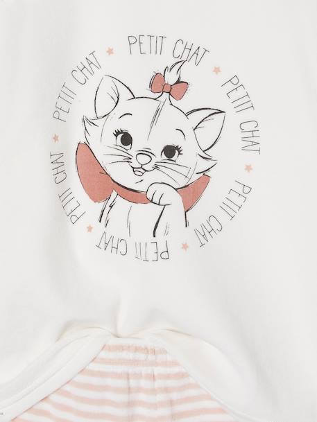 Pyjama fille velours Disney Marie Les Aristochats rose pâle 7 - vertbaudet enfant 
