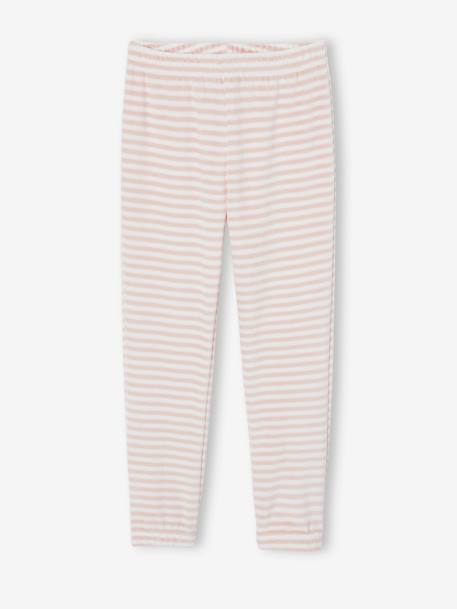 Pyjama fille velours Disney Marie Les Aristochats rose pâle 5 - vertbaudet enfant 