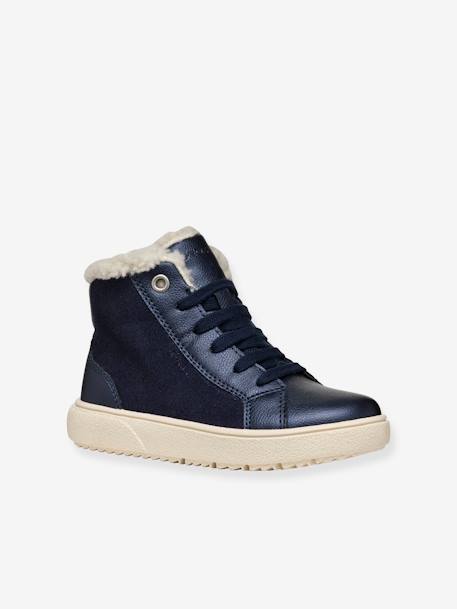 Baskets montantes fourrées J Theleven Girl marine 1 - vertbaudet enfant 