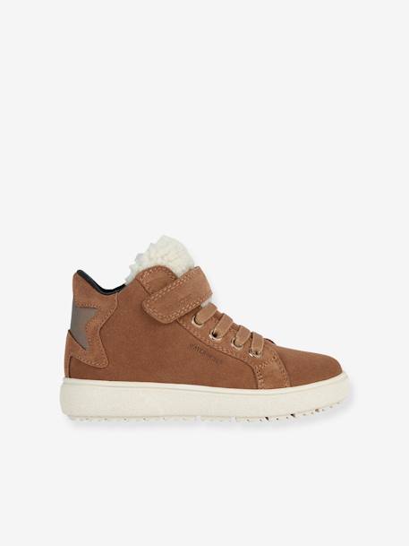 Baskets montantes enfant scratchées J Theleven Girl camel 4 - vertbaudet enfant 