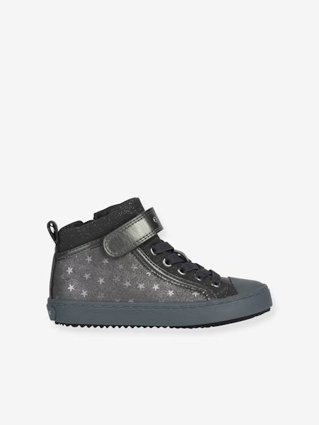 Baskets montantes J Kalispera Fille GRIS FONCE UNI 4 - vertbaudet enfant 