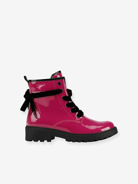 Bottines à lacets CASEY girl fuchsia 4 - vertbaudet enfant 