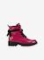 Bottines à lacets CASEY girl fuchsia 4 - vertbaudet enfant 