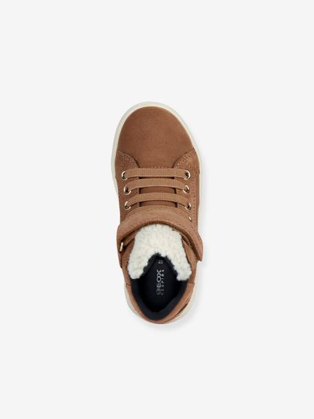 Baskets montantes enfant scratchées J Theleven Girl camel 5 - vertbaudet enfant 