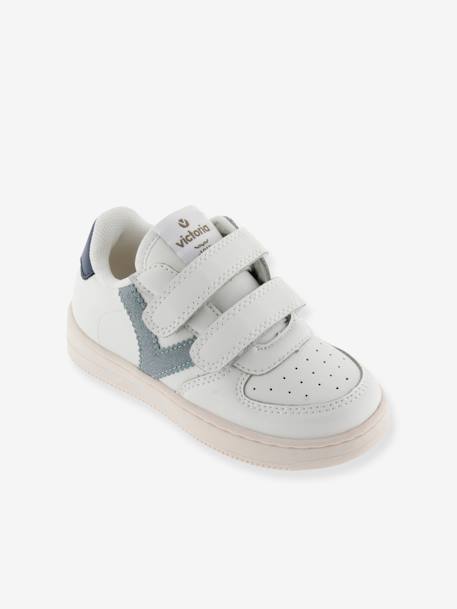 Baskets contrastantes Tiempo bleu ciel 1 - vertbaudet enfant 