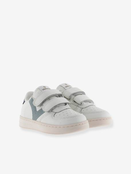 Baskets contrastantes Tiempo bleu ciel 2 - vertbaudet enfant 
