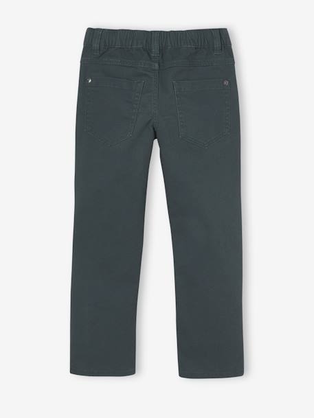 Pantalon garçon indestructible facile à enfiler beige+bleu nuit+kaki+vert sauge 14 - vertbaudet enfant 