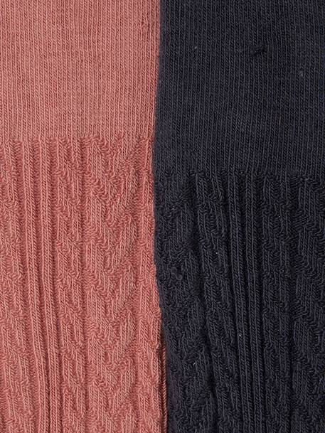 Lot De 3 Collants Fille Essentials - Tricot Torsadé, 74% Coton, Confortables Pour École Et Jeu