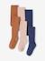 Lot de 3 paires de collants fille lot encre+Lot gris chiné moyen+marine+prune+rose poudré+vieux rose 10 - vertbaudet enfant 