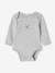 Lot 5 bodies manches longues bébé ouverture US en coton bio bleu 4 - vertbaudet enfant 