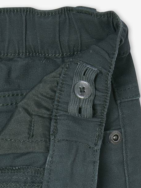 Pantalon garçon indestructible facile à enfiler beige+bleu nuit+kaki+vert sauge 15 - vertbaudet enfant 