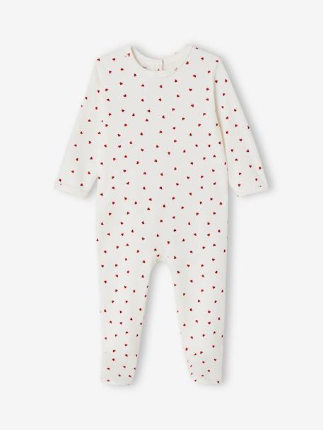 Lot de 2 pyjamas bébé fille 'coeurs' bébé naissance Lot marine 3 - vertbaudet enfant 