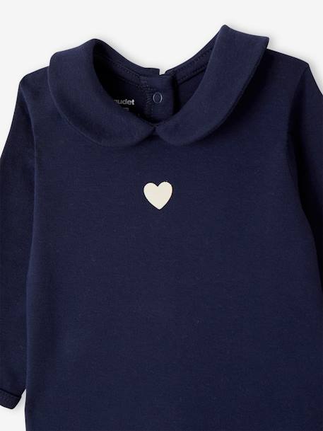 Lot de 2 pyjamas bébé fille 'coeurs' bébé naissance Lot marine 5 - vertbaudet enfant 