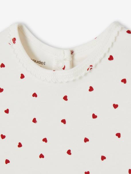 Lot de 2 pyjamas bébé fille 'coeurs' bébé naissance Lot marine 7 - vertbaudet enfant 