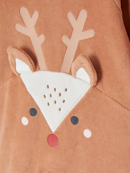 coffret Noël pyjama bébé et bavoir renne noix de pécan 8 - vertbaudet enfant 