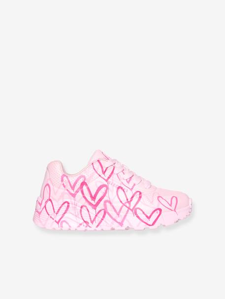 Baskets enfant Skechers x JGoldcrown : Skechers Street(TM) Uno Lite - Spread the joy - rose 2 - vertbaudet enfant 