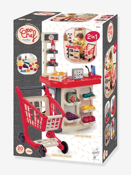 Sortie de caisse + chariot multicolore 2 - vertbaudet enfant 