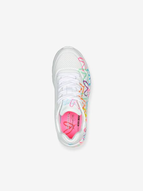 Baskets enfant Skechers x JGoldcrown : Skechers Street(TM) Uno Lite - Spread the Love - blanc 4 - vertbaudet enfant 