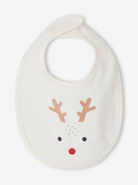 coffret Noël pyjama bébé et bavoir renne noix de pécan 11 - vertbaudet enfant 
