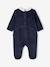 Pyjama Noël bébé garçon en velours brodé marine 2 - vertbaudet enfant 