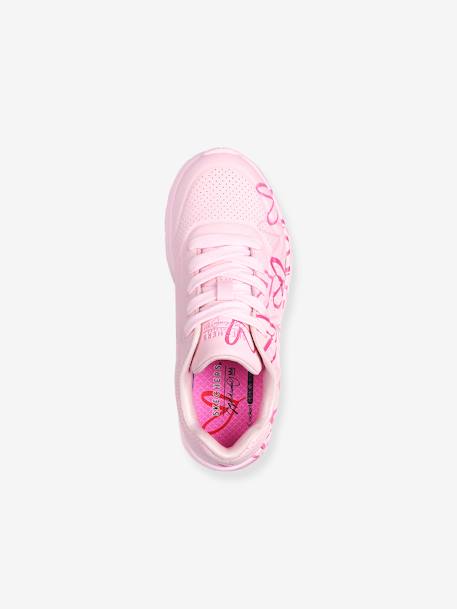 Baskets enfant Skechers x JGoldcrown : Skechers Street(TM) Uno Lite - Spread the joy - rose 4 - vertbaudet enfant 