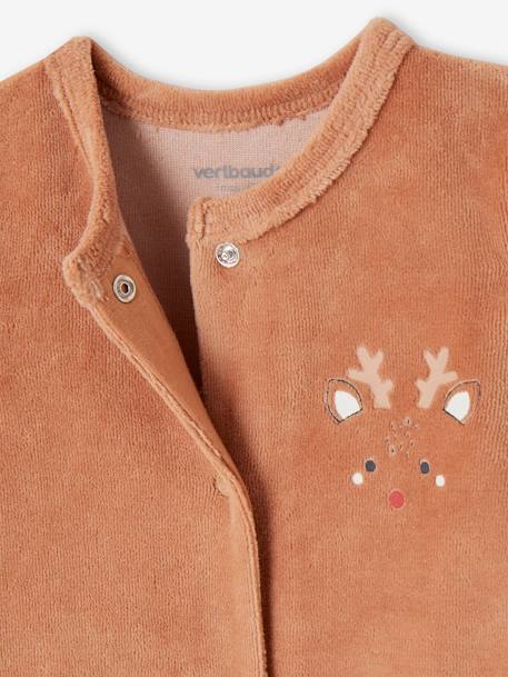 coffret Noël pyjama bébé et bavoir renne noix de pécan 6 - vertbaudet enfant 