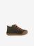 Chaussures premiers pas en suède VERT FONCE UNI 2 - vertbaudet enfant 