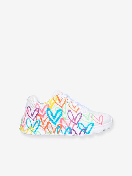 Baskets enfant Skechers x JGoldcrown : Skechers Street(TM) Uno Lite - Spread the Love - blanc 2 - vertbaudet enfant 