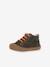 Chaussures premiers pas en suède VERT FONCE UNI 1 - vertbaudet enfant 