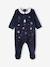 Pyjama Noël bébé garçon en velours brodé marine 1 - vertbaudet enfant 