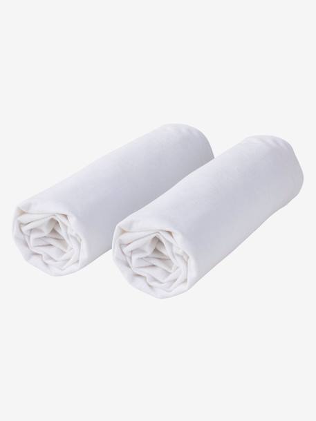 Lot de 2 alèses éponge imperméable anti-bactériens traitée Sanitized blanc 1 - vertbaudet enfant 