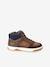 Basket montantes fourrées garçon lacets et zips marron 2 - vertbaudet enfant 
