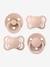 Coffret 4 tétines Try It - beige+blush+vert sauge 4 - vertbaudet enfant 