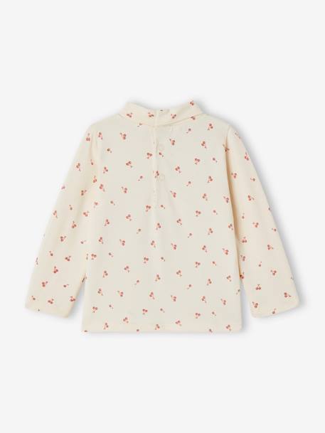 Lot de 2 t-shirts col roulé bébé marine+rose pâle 13 - vertbaudet enfant 