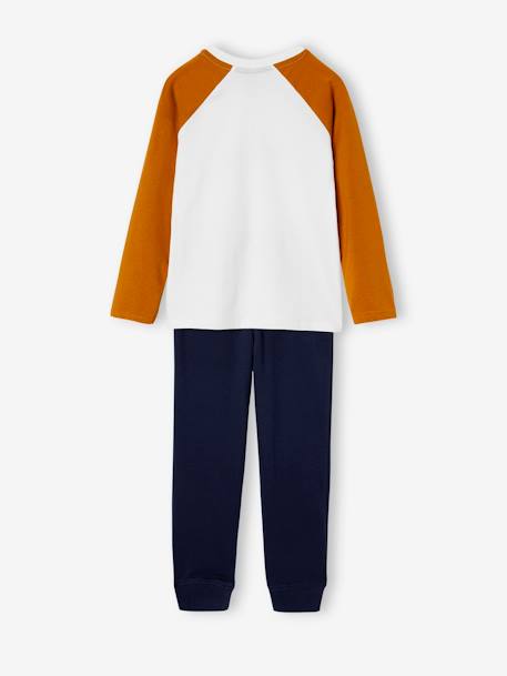 Lot de 2 pyjamas garçon cool Lot caramel/rayé 8 - vertbaudet enfant 