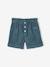 Short en velours forme paperbag fille bleu canard+cannelle+gris+mauve+vieux rose 1 - vertbaudet enfant 